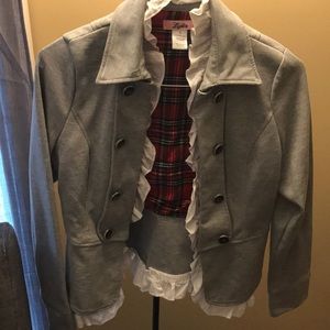 Lydia Jacket Military Style Gray